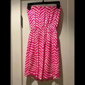 Strapless Lilly Pulitzer Dress- size xxs